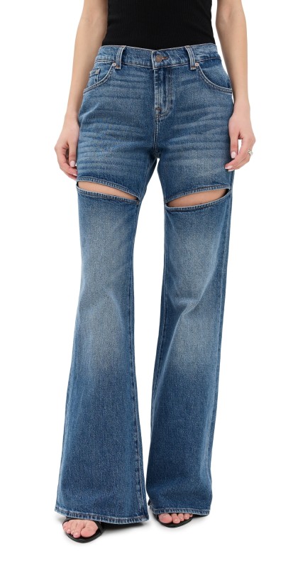 7 For All Mankind Spencer Flare Jeans Weekend