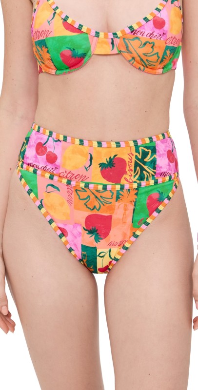 Beach Riot Carlotta Bikini Bottoms Fruit Market