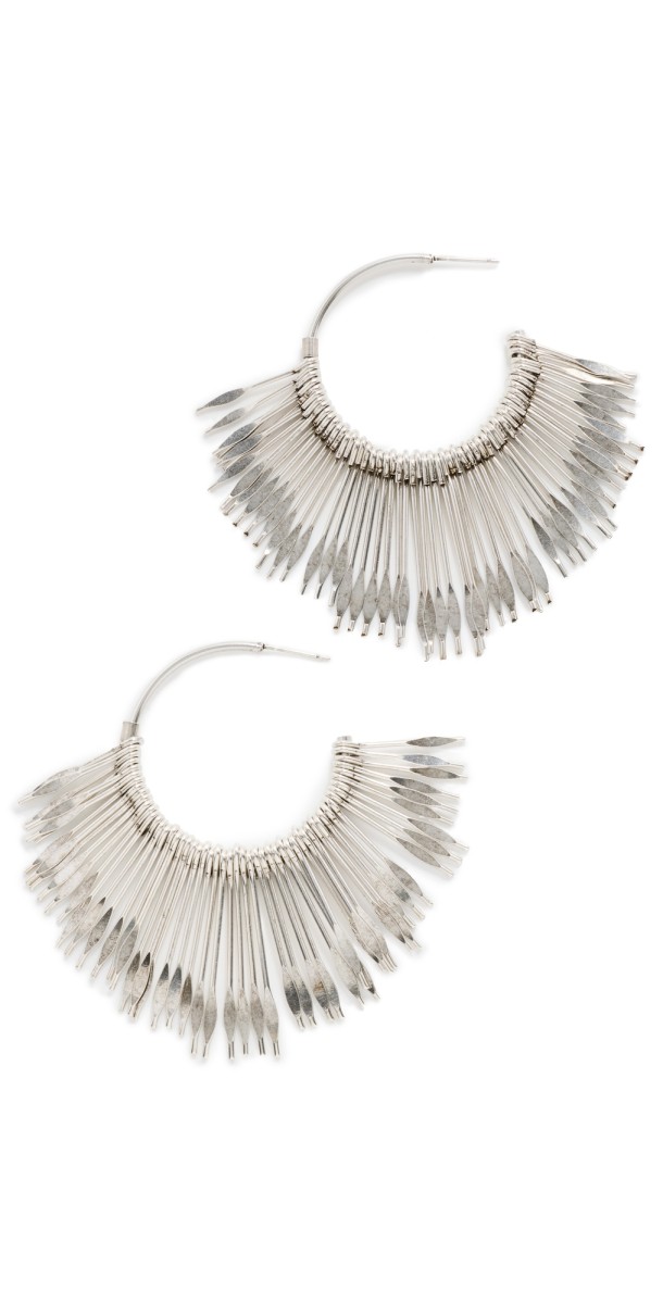 Isabel Marant Large Hoops Silver