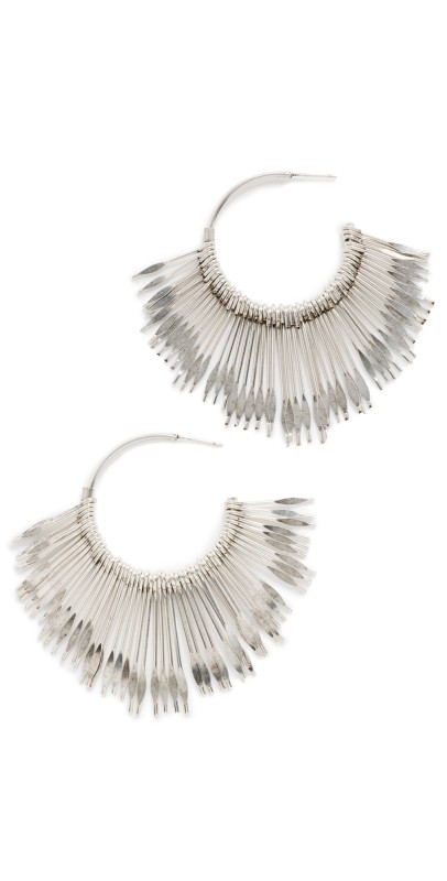 Isabel Marant Large Hoops Silver