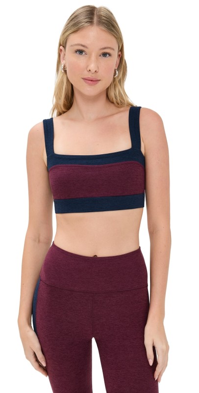 Beyond Yoga Spacedye Horizon Colorblock Bra Midnight Burgundy/Nocturnal