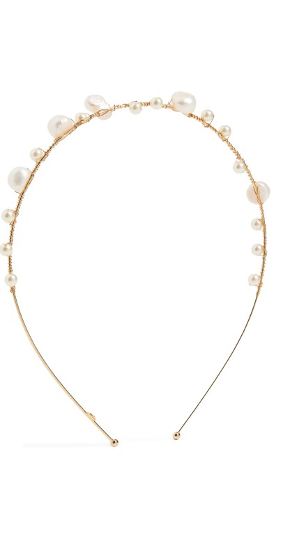 Jennifer Behr Tasha Headband Pearl