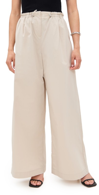 St. Agni Petit Paperbag Waist Pants Creme