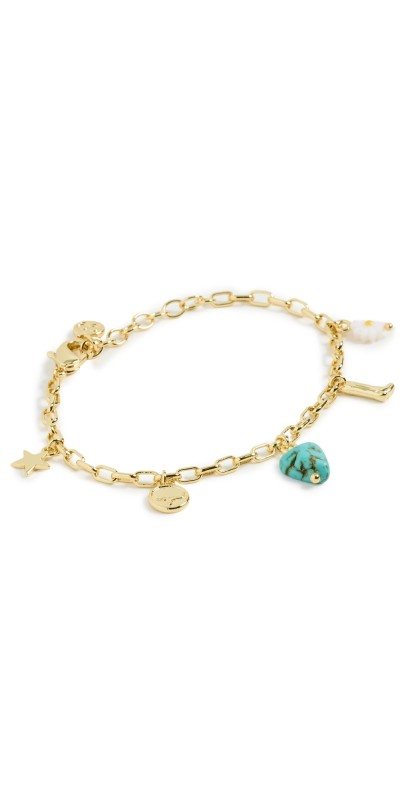 Gorjana Western Mini Charm Bracelet Gold