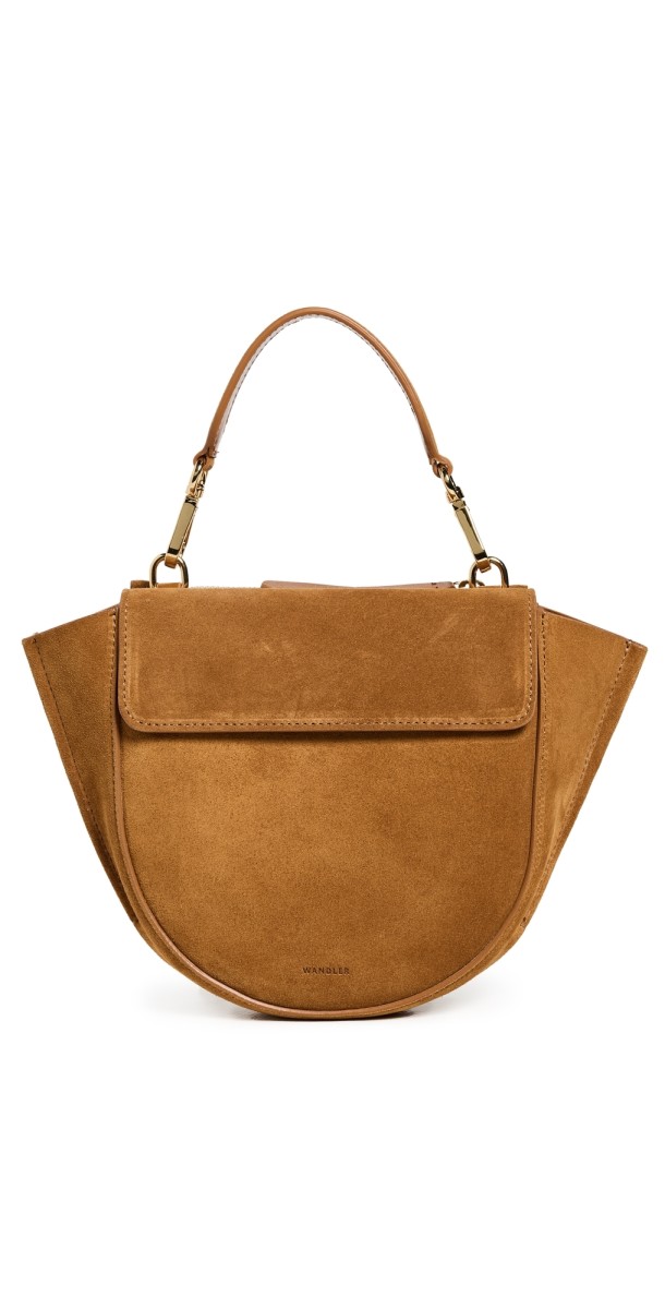 Wandler Hortensia Bag Mini Cognac Sued