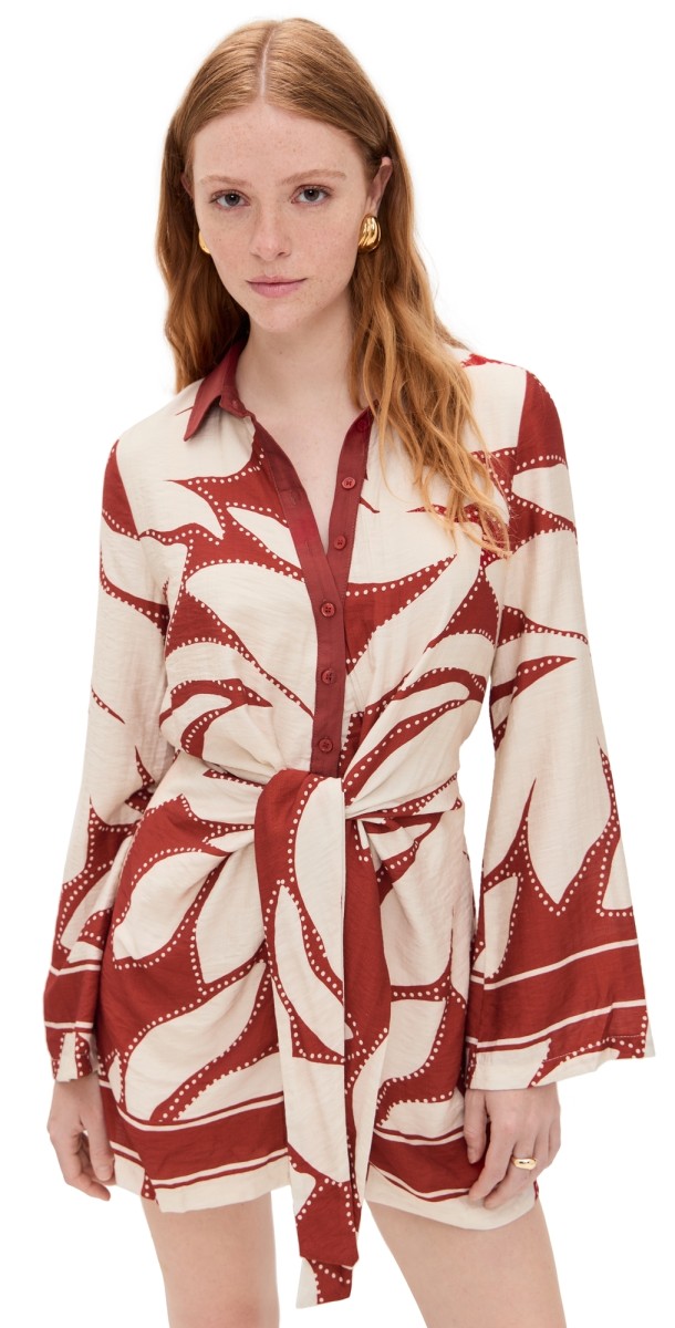 Seven Wonders Arlette Sleeved Mini Dress Arlette Red