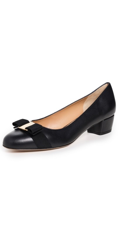 FERRAGAMO Vara Soft Pumps Nero