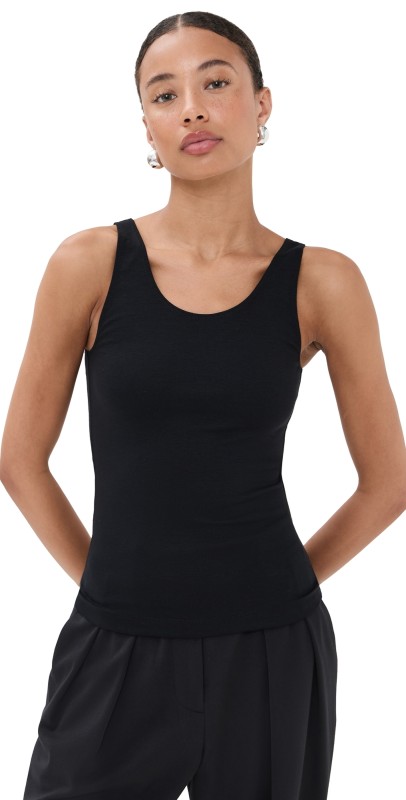 Peter Do Han Open Back Tank Black
