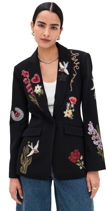 Cinq à Sept Western Amour Cheyenne Blazer Black/Multi