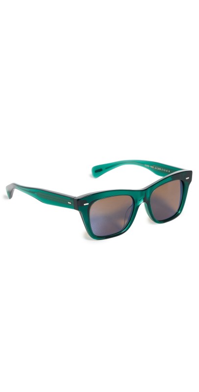 Oliver Peoples Eyewear Ms. Oliver Pillow Sunglasses Translucent Dark Teal