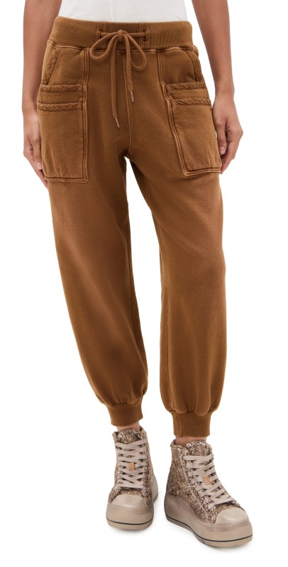 R13 Layered Pocket Sweatpants Light Brown