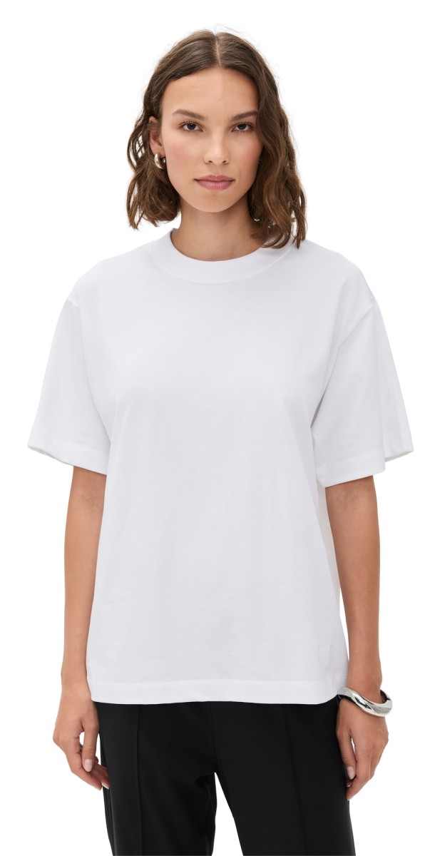 House of Dagmar Oversized Cotton Tee White