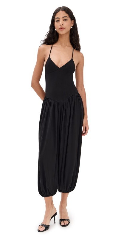 Norma Kamali Kenny Jumpsuit Black