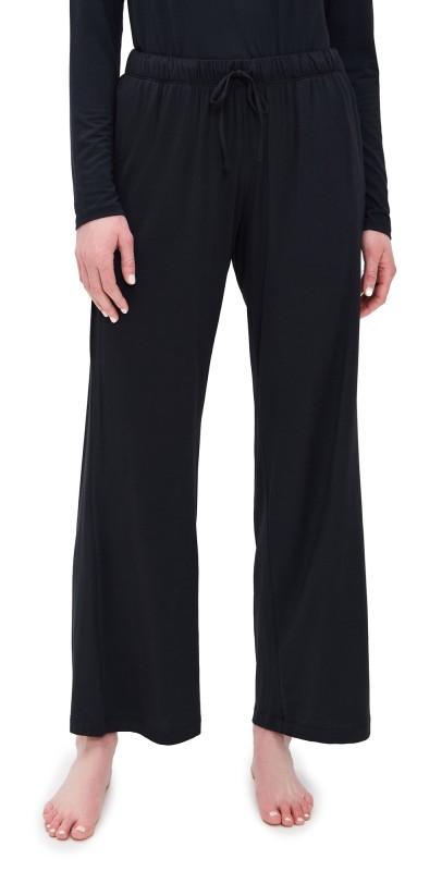 Eberjey Gisele Everyday Straight Leg Pants Black