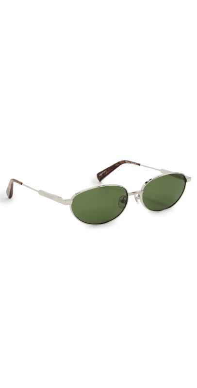Jacquemus Alba Sunglasses Silver/Wood/Gr