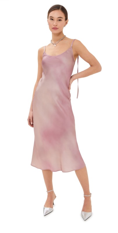 Acne Studios Strap Dress Multi Pink