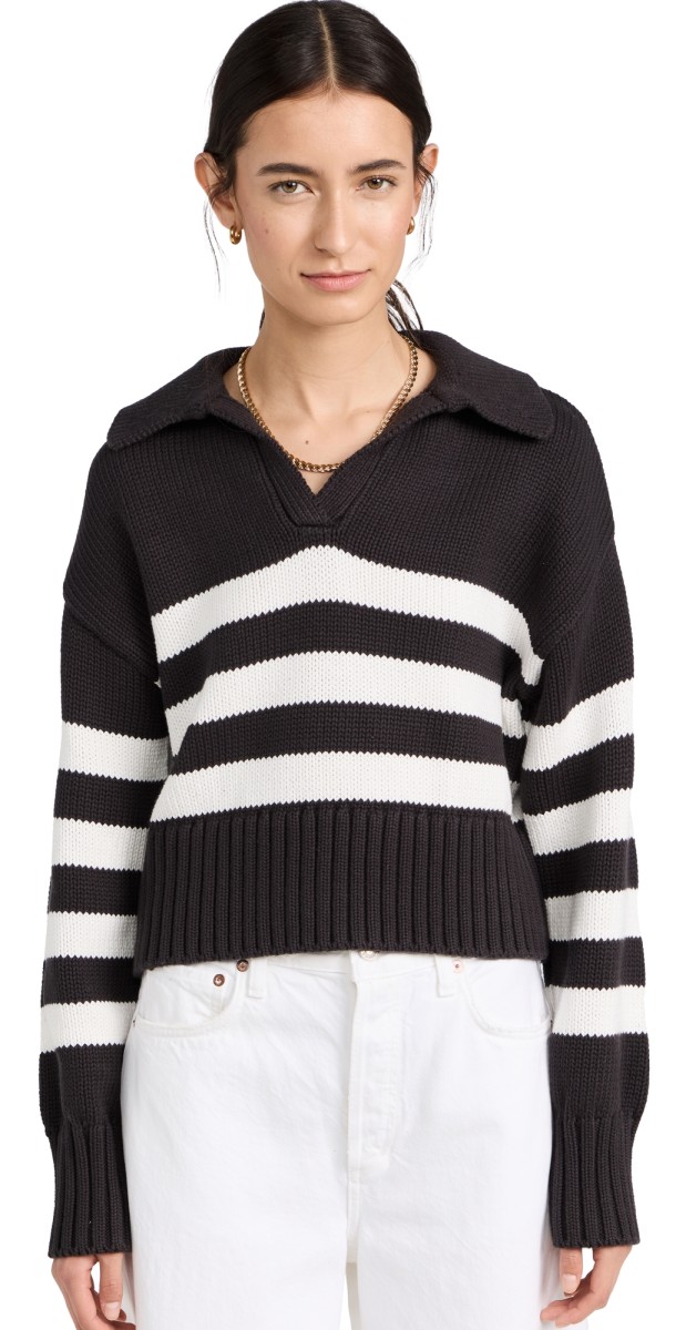 Pistola Denim Arlo Sweater Black/White