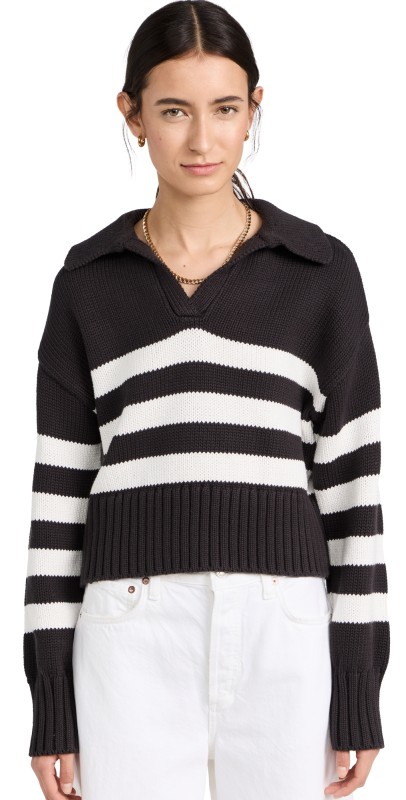 Pistola Denim Arlo Sweater Black/White