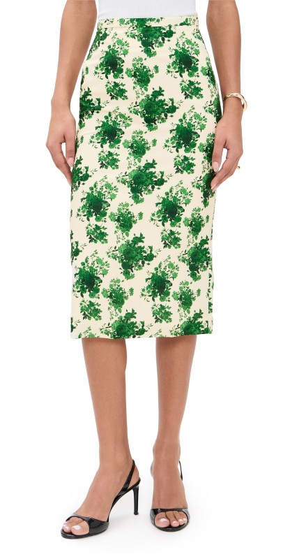 Damaris Bailey Celeste Skirt Green Floral