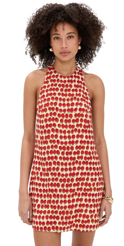 Reformation Avielle Dress Fresh Tomato