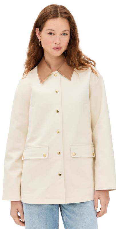 rag & bone Cassidy Barn Jacket Ivory