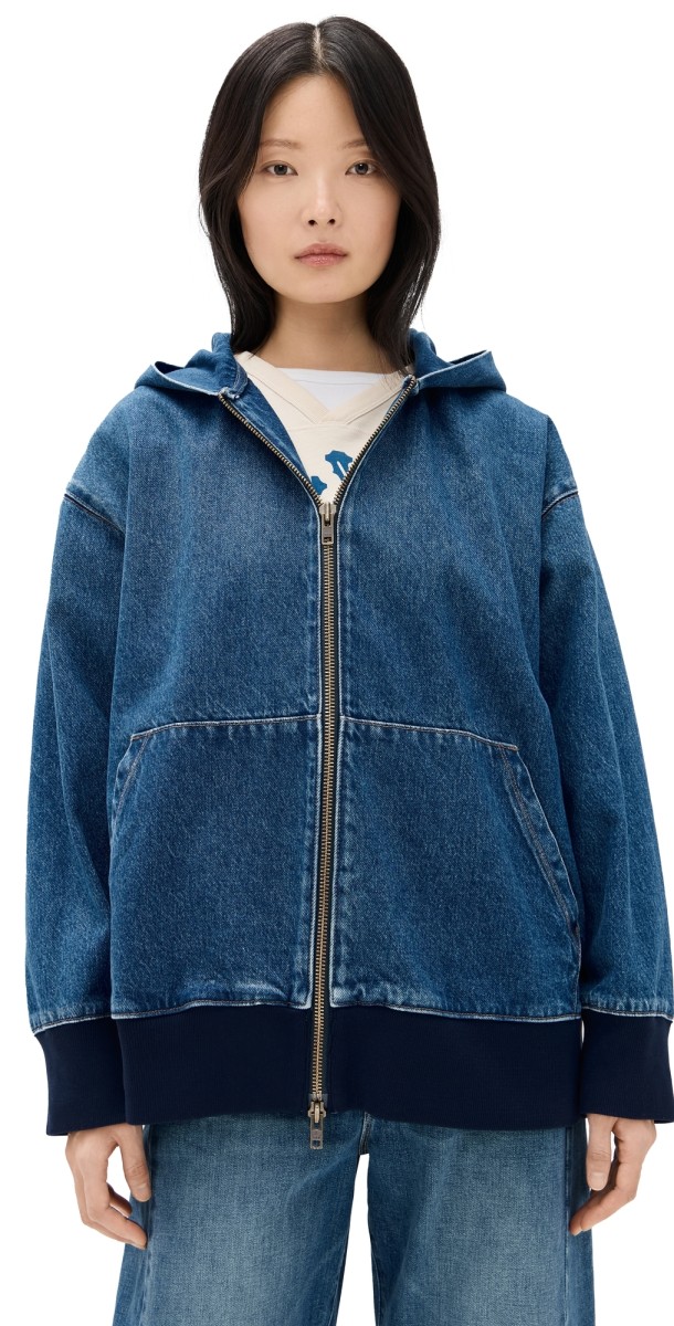 MOTHER The Big Tipper Zip Hoodie Yes Chef