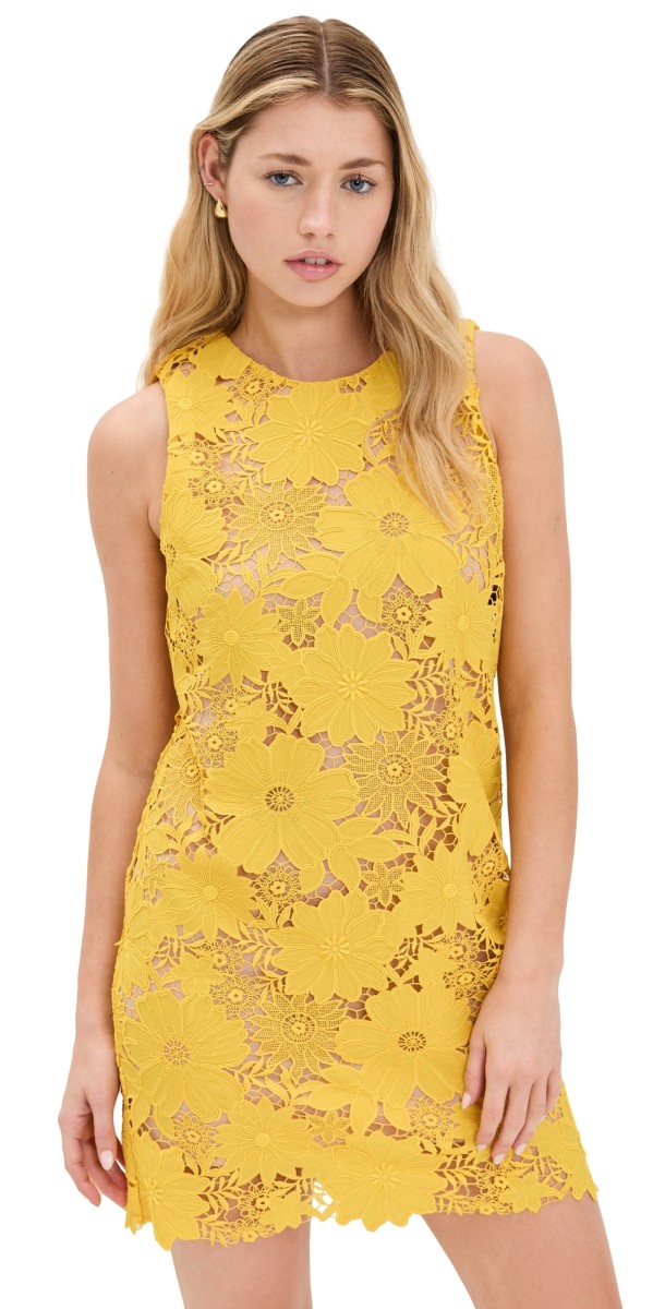 Le Superbe Sunflowers Shifter Dress Sunflower