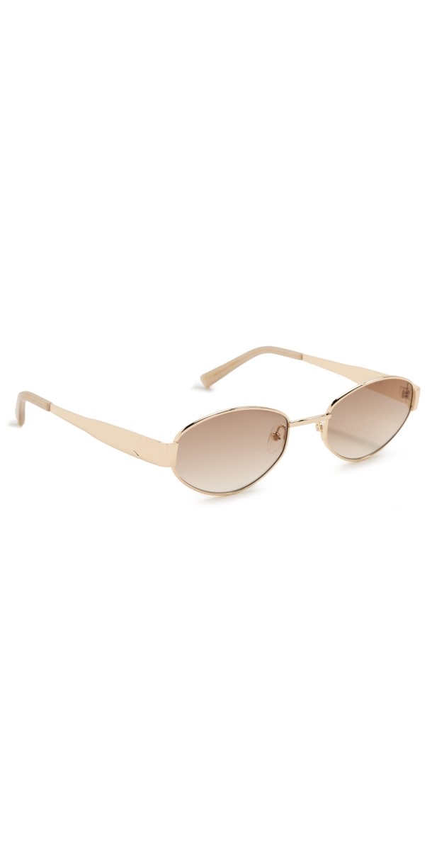 Luv Lou The Boston Sunglasses Gold