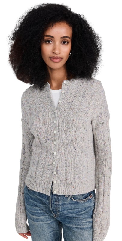 Alex Mill Reese Sweater In Alpaca Donegal Wool Wintersweet