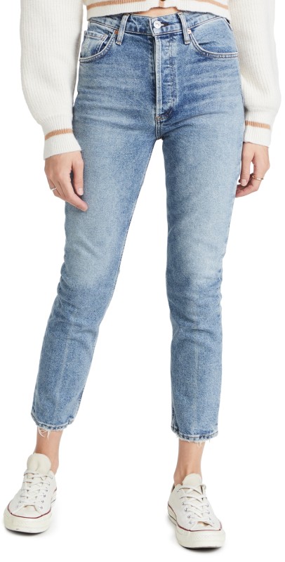 Citizens of Humanity Jolene High Rise Straight Jeans Dimple