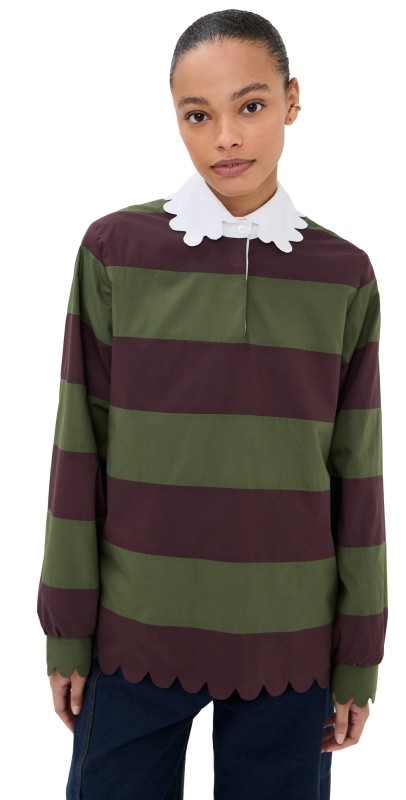HORROR VACUI Izzy Top Patchwork Stripe