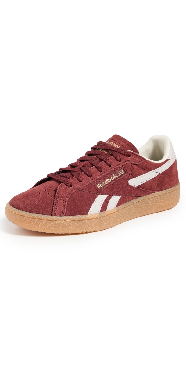 Reebok Club C Grounds UK Unisex Sneakers Rich Maroon/Moonstone