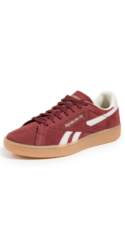 Reebok Club C Grounds UK Unisex Sneakers Rich Maroon/Moonstone