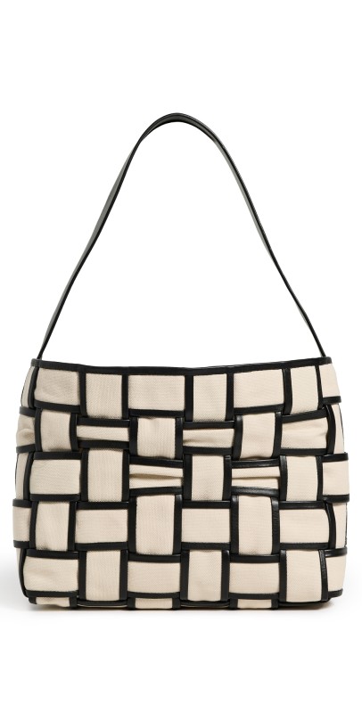 St. Agni Border Woven Mini Tote Canvas