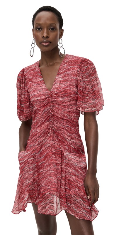 Isabel Marant Étoile Vivienne Dress Red