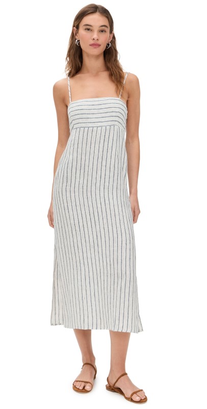 Faherty Sienna Dress Oceanside Stripe