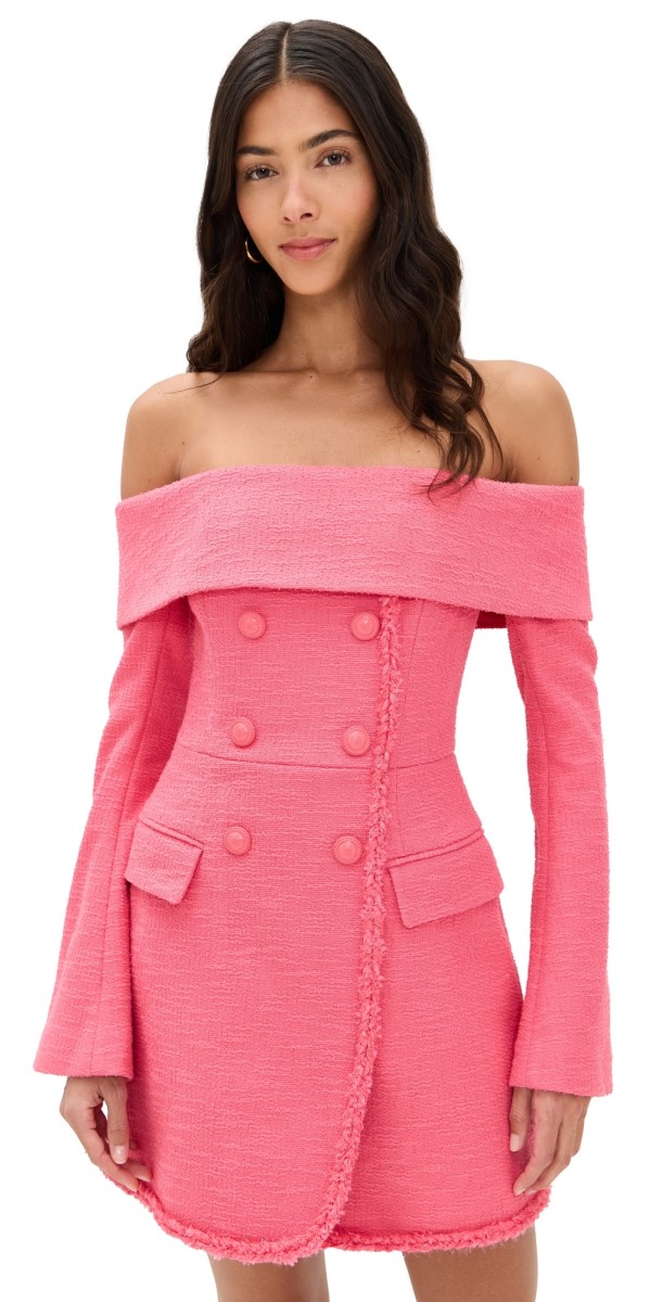 Rebecca Vallance Montana Mini Dress Rose