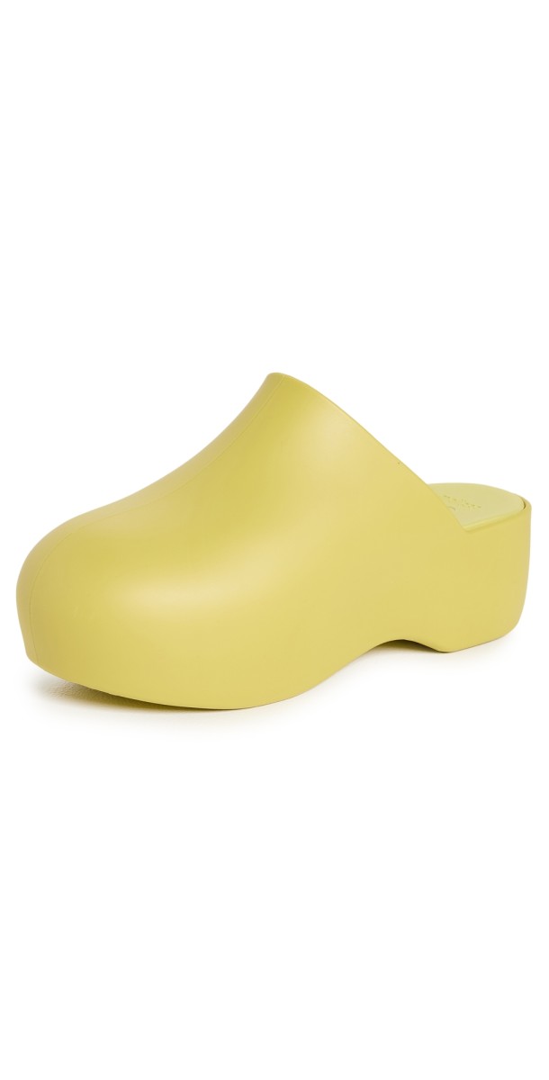 Melissa Simon Miller Bubble Clogs Green