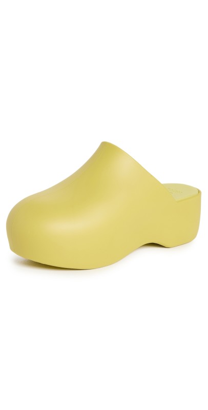 Melissa Simon Miller Bubble Clogs Green