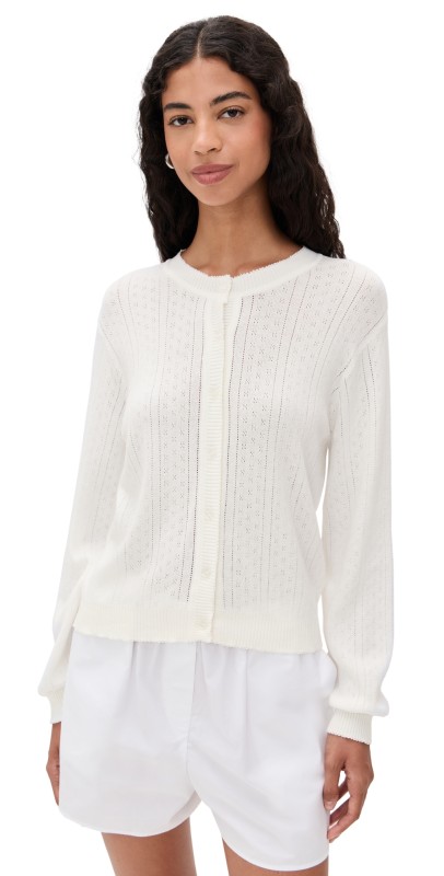 PJ Salvage Ruspca Cardigan Ivory