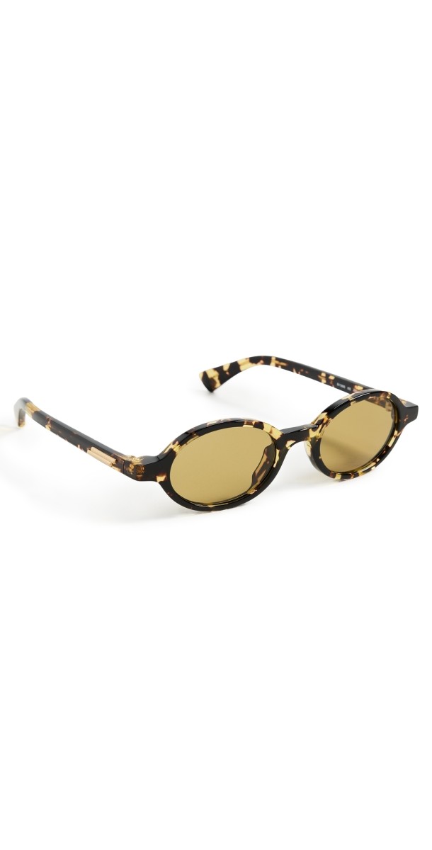 Bottega Veneta BV1388S Sunglasses Havana/Yellow