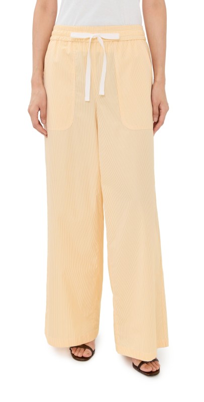 TWP Main St Trousers Yellow/Ivory Stripe