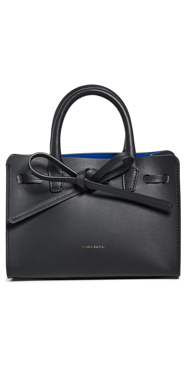 Mansur Gavriel Mini Mini Sun Bag Black/Royal
