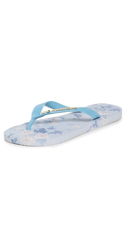 Havaianas LoveShackFancy Top Blooming Rosettes Beige