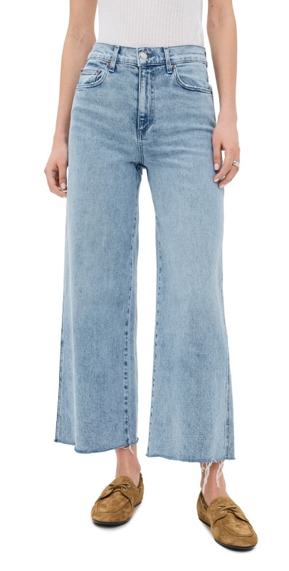 LE JEAN Juliette Wideleg Ankle Jeans Sweet Dreams