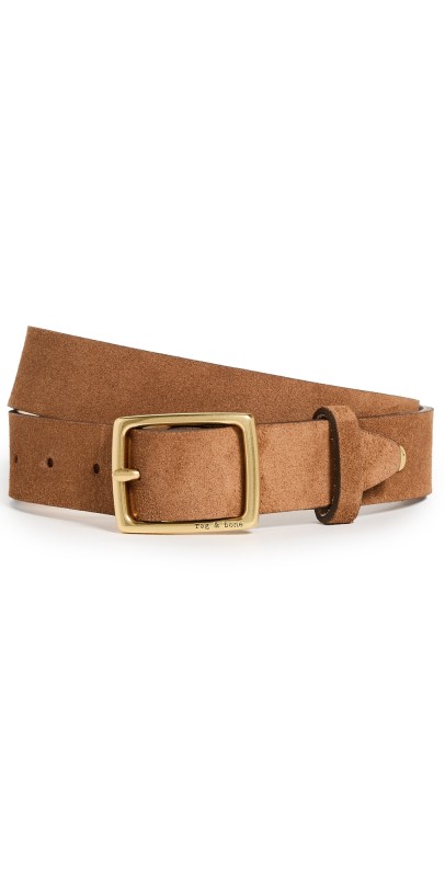 rag & bone Boyfriend Belt Pecansd