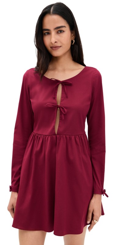 Peixoto Charlie Mini Dress Merlot
