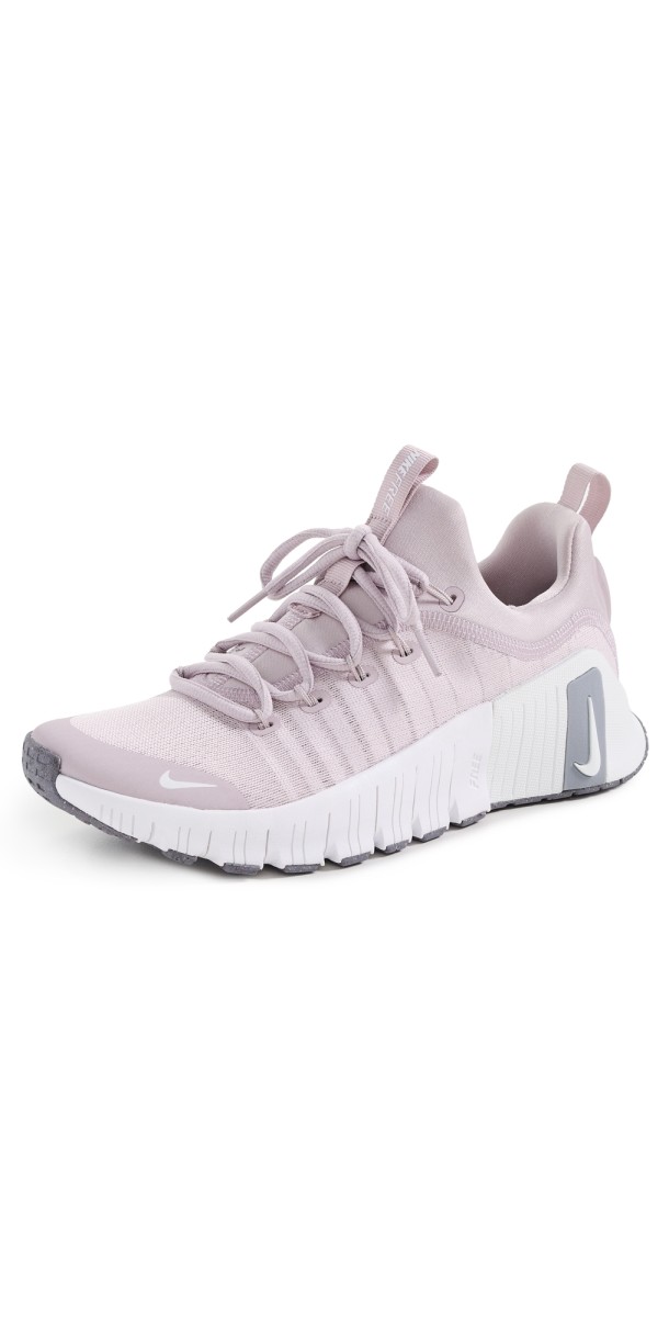 Nike Free Metcon 6 Sneakers Plat Violet/White/Cement Grey