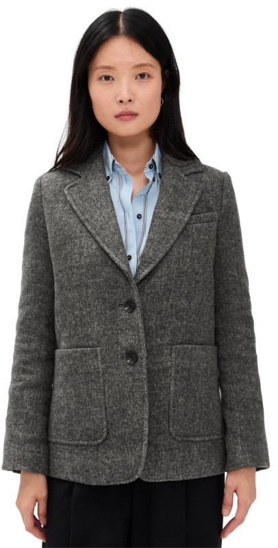Favorite Daughter The Cheshire Coat Grey Twill