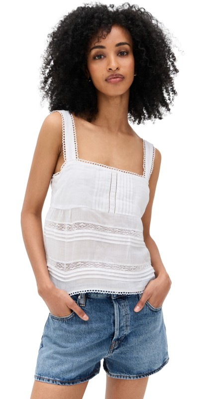 rag & bone Viviana Tank White